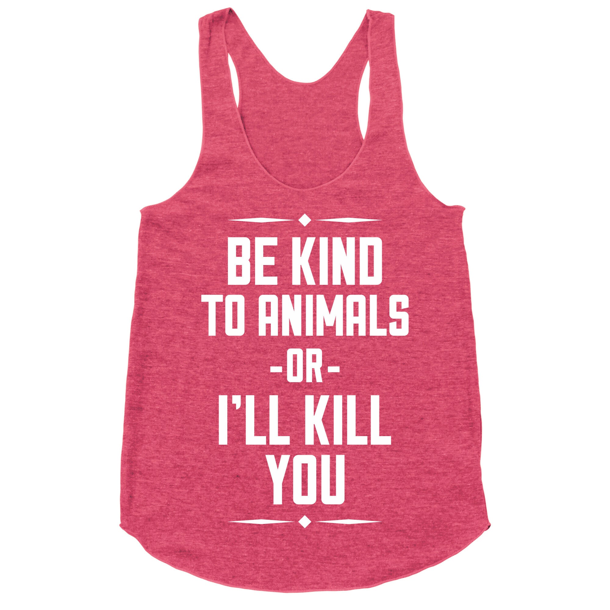 Be Kind to Animals Racerback Tank